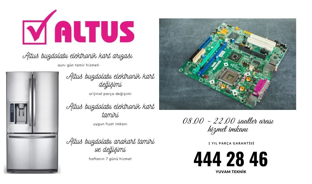 altus buzdolabı elektronik kart arızası