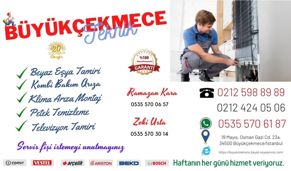 büyükçekmece beyaz eşya servisi