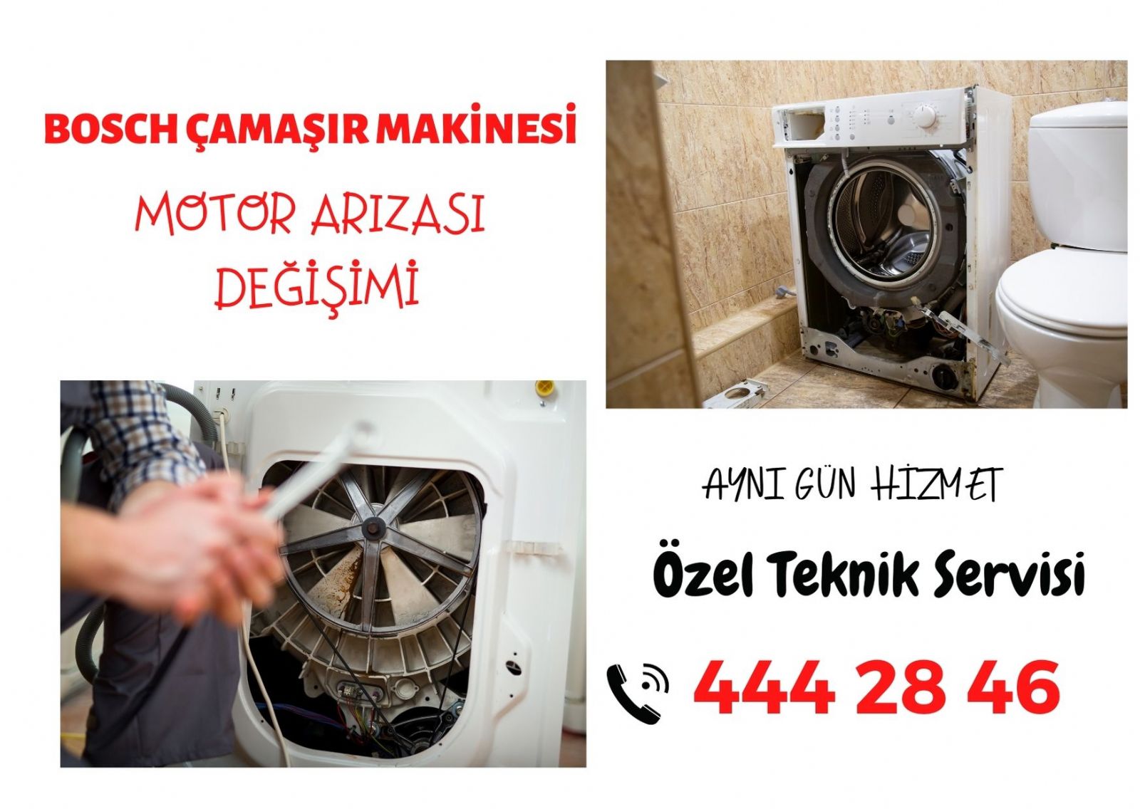 Bosch Çamaşır Makinesi Motor Arızası & Değişimi
