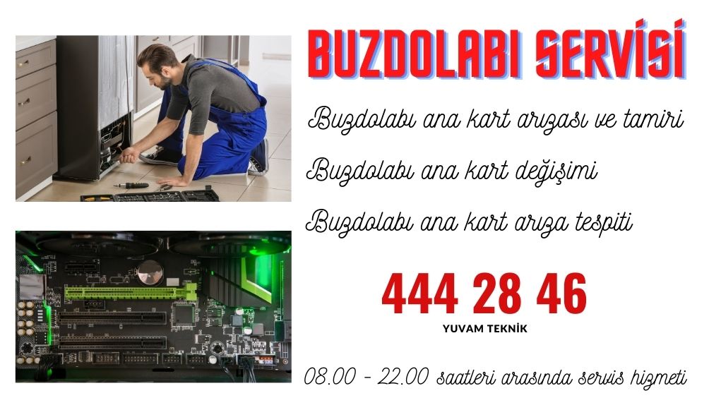 buzdolabı anakart arızası ve tamiri