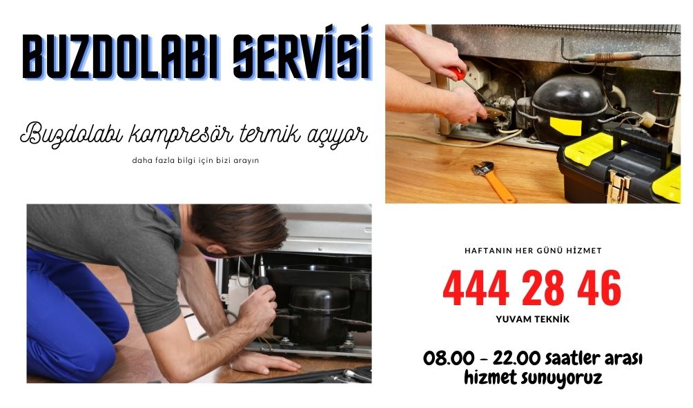 Buzdolabı kompresör termik açıyor 