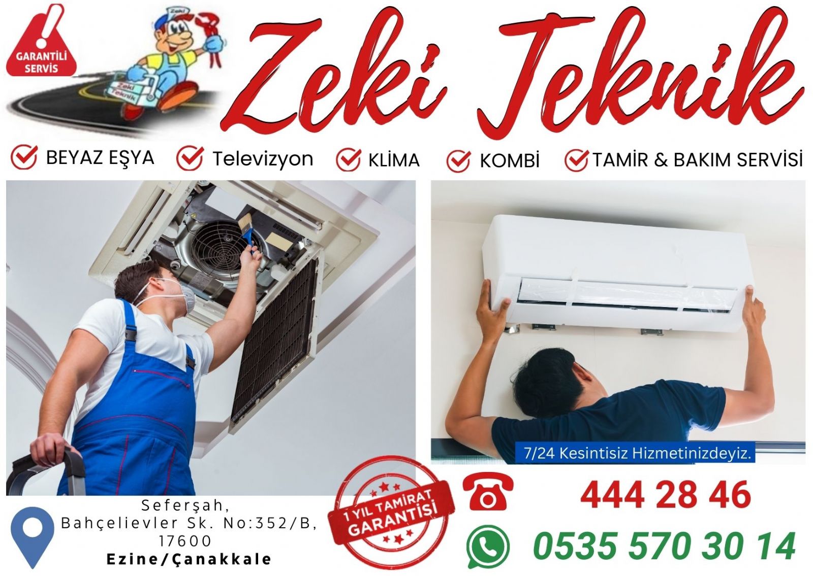 Ezine Beyaz Eşya Servisi