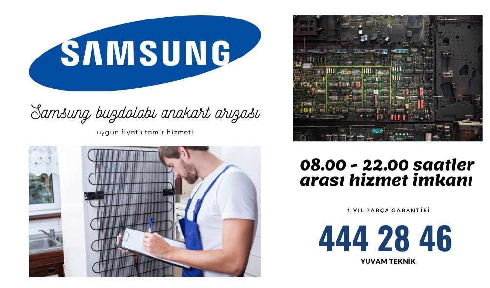 samsung buzdolabı ana kart arızası