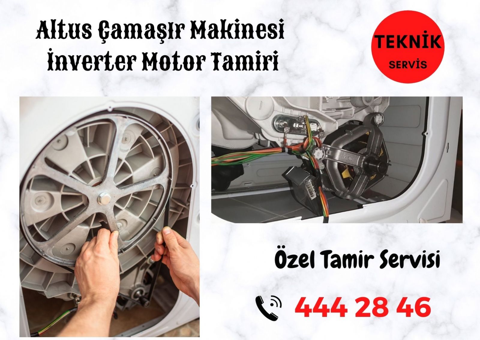  Altus Çamaşır Makinesi İnverter Motor Tamiri 