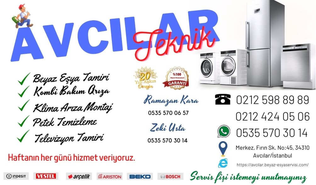Avcılar Beyaz Eşya Servisi
