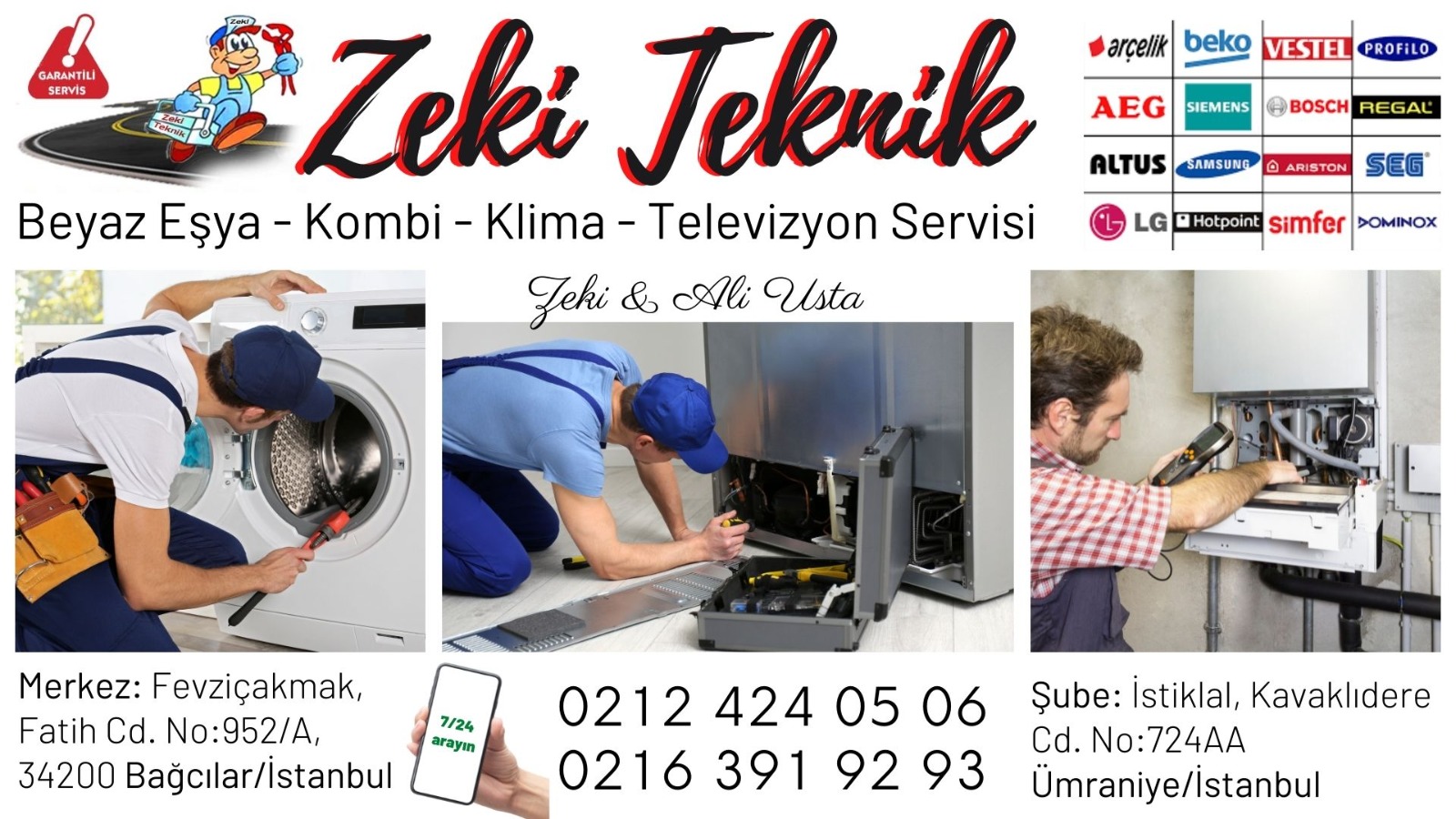 bağcılar beyaz  eşya servisi