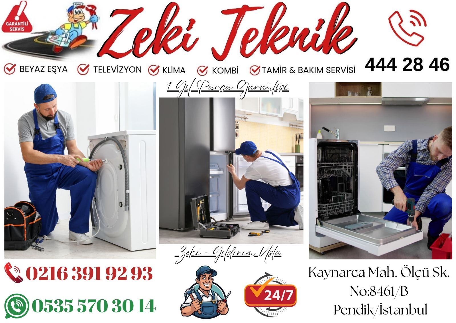 pendik beyaz eşya servisi